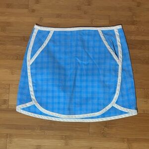 Urban Outfitters Blue Plaid Mini Skirt